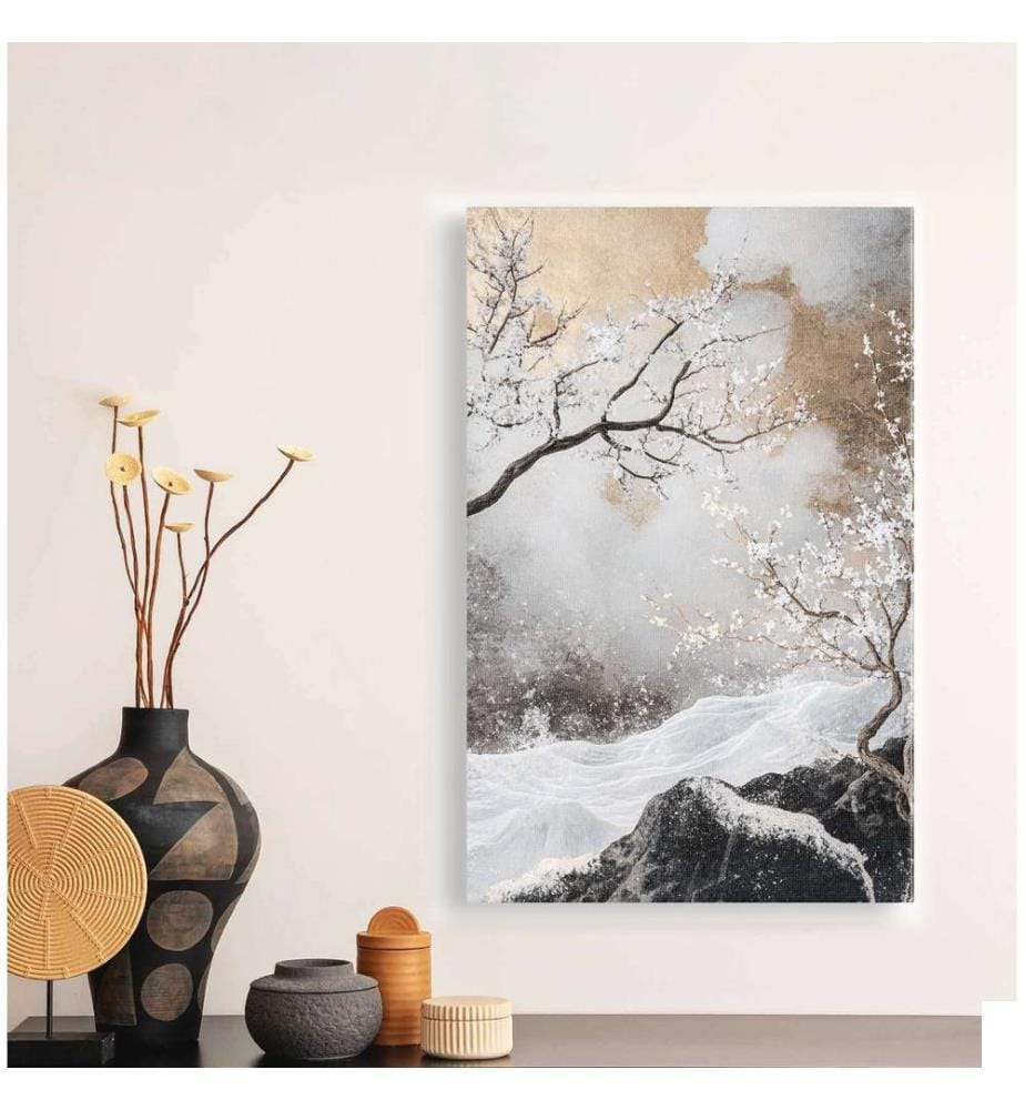 Peinture décorative sur toile, Multicolore, 100% CANVAS