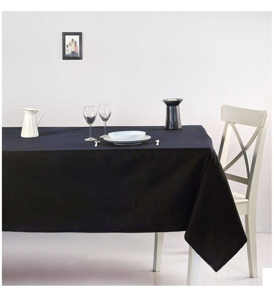 Nappe, noire, 65 % COTON / 35 % POLYESTER