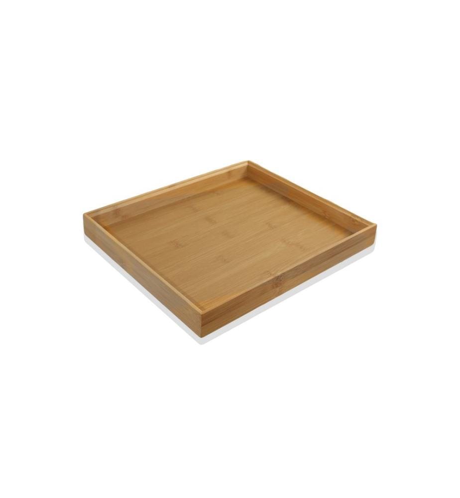 Plateau, en bois, beige, 100 % BAMBOU