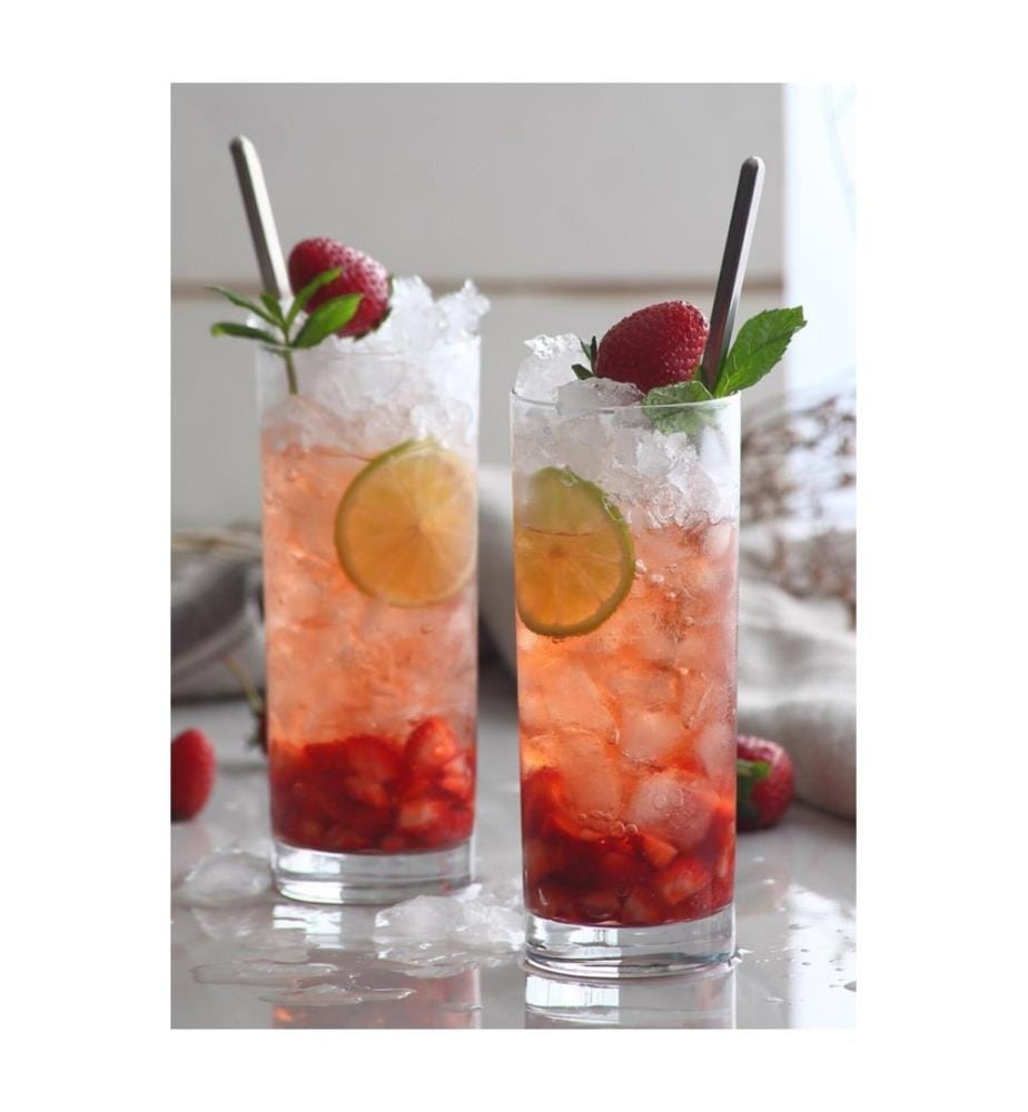 Ensemble de 6 verres transparents, 100 % verre