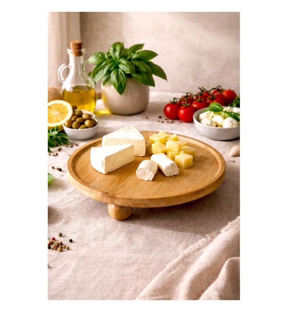 Plateau, naturel, 100 % bambou