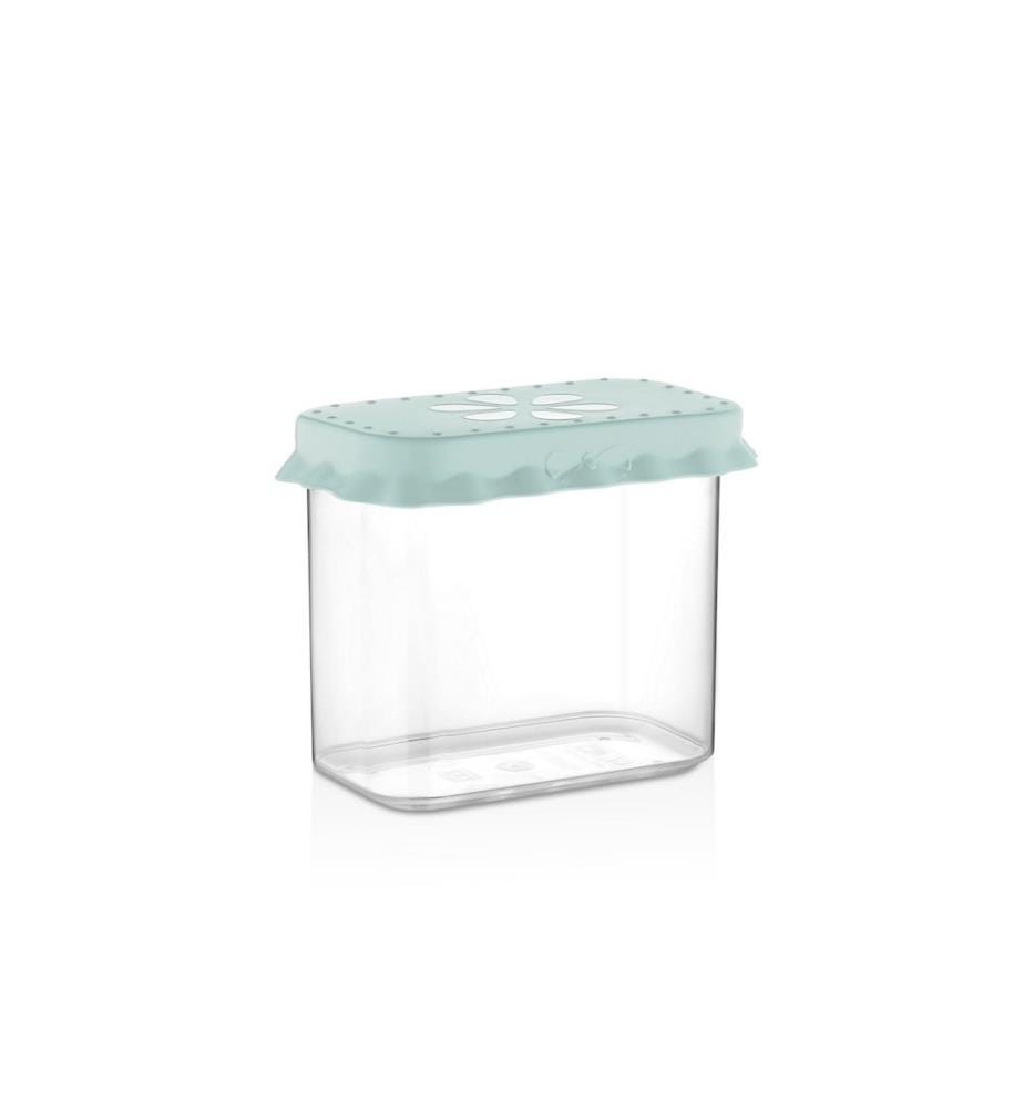 Boîte de rangement, transparente, en plastique