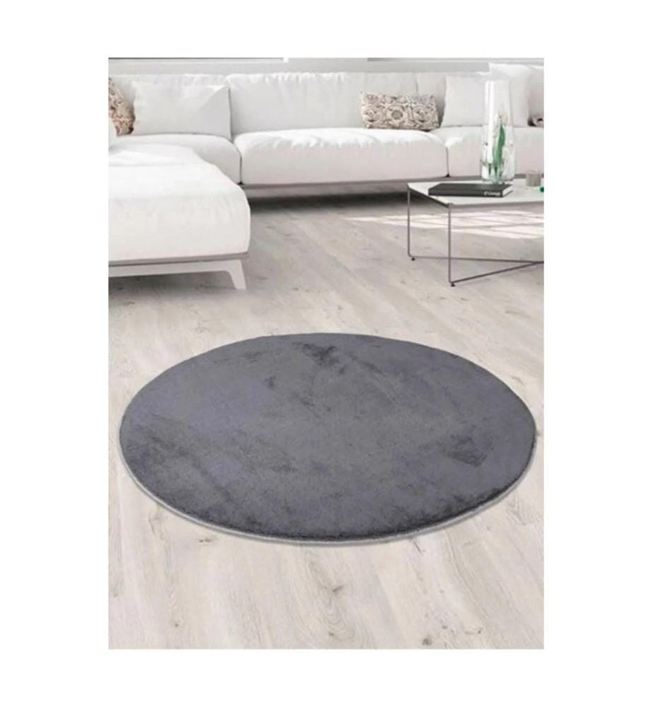 Gris Foncé, Tapis De Fusée Courte, Polyester