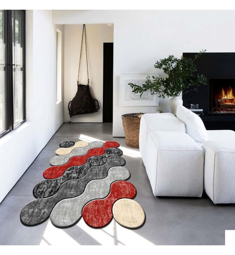 Multicolore, Tapis À Poils Courts 80 X 120 cm, Polyester