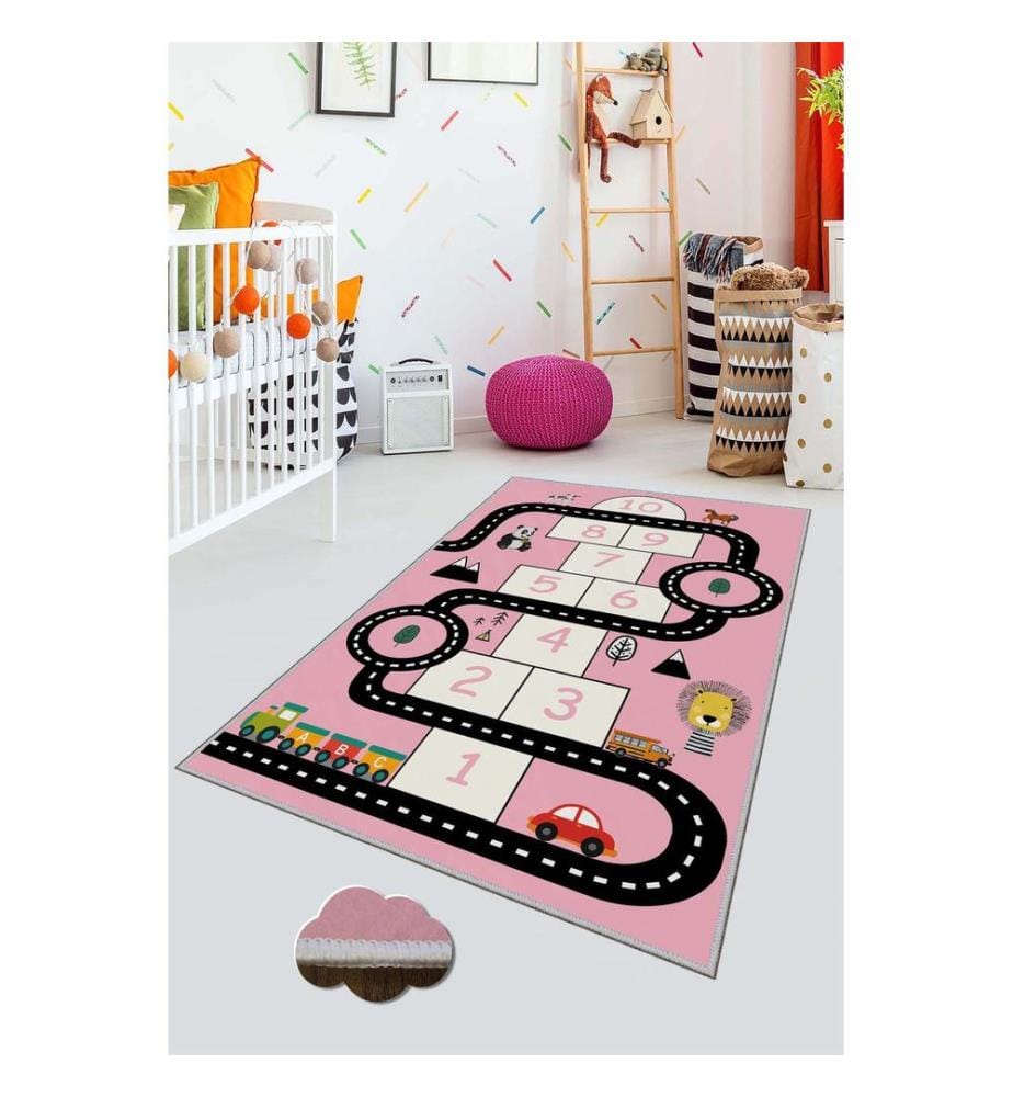 Multicolore, Tapis À Poils Courts 60 X 100 cm, Polyester