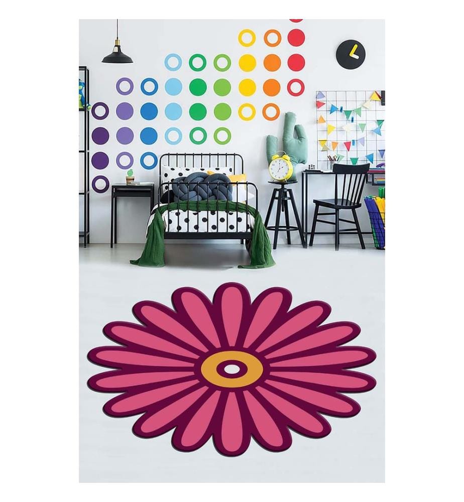 Tapis de salle, multicolore, 100% polyester, 80 x 150 cm