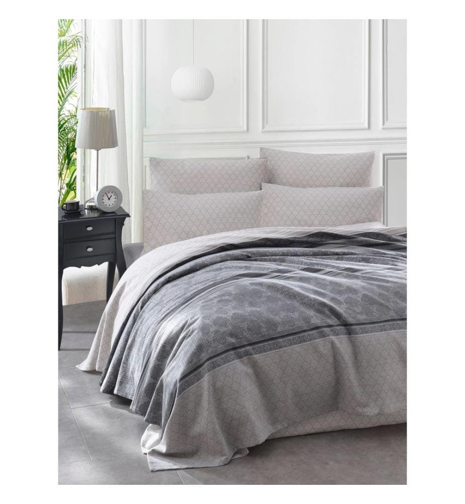 Piqué simple, gris, 100 % COTON