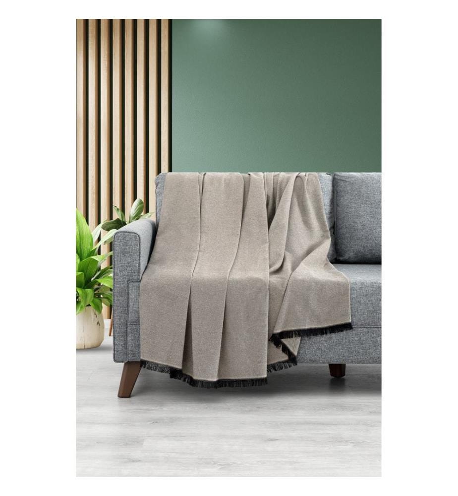 Housse de canapé, beige, 70% coton / 30% polyester