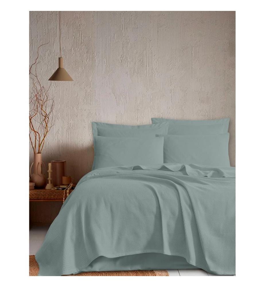 Piqué simple, menthe, 100 % COTON