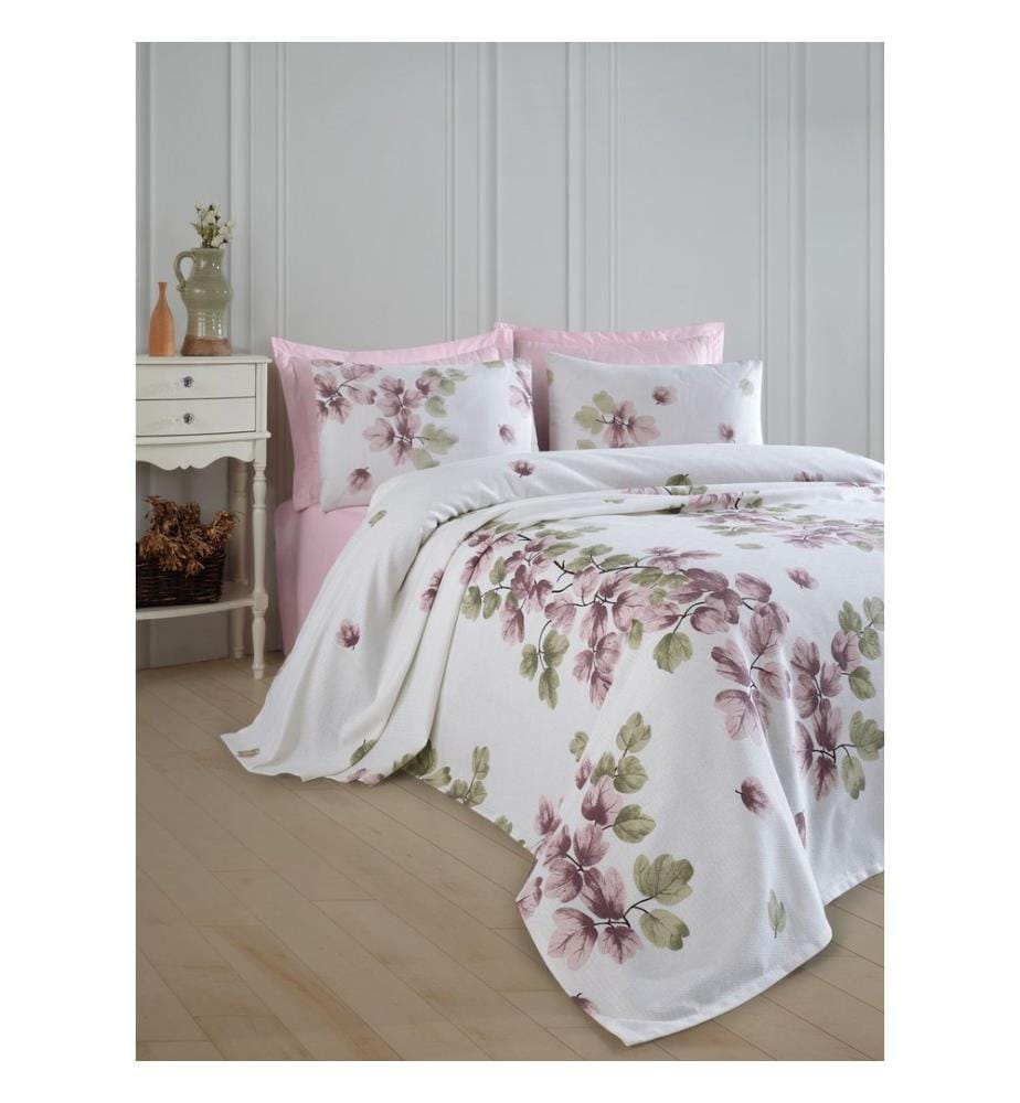 Piqué simple, FR, 100 % coton, rose poudré