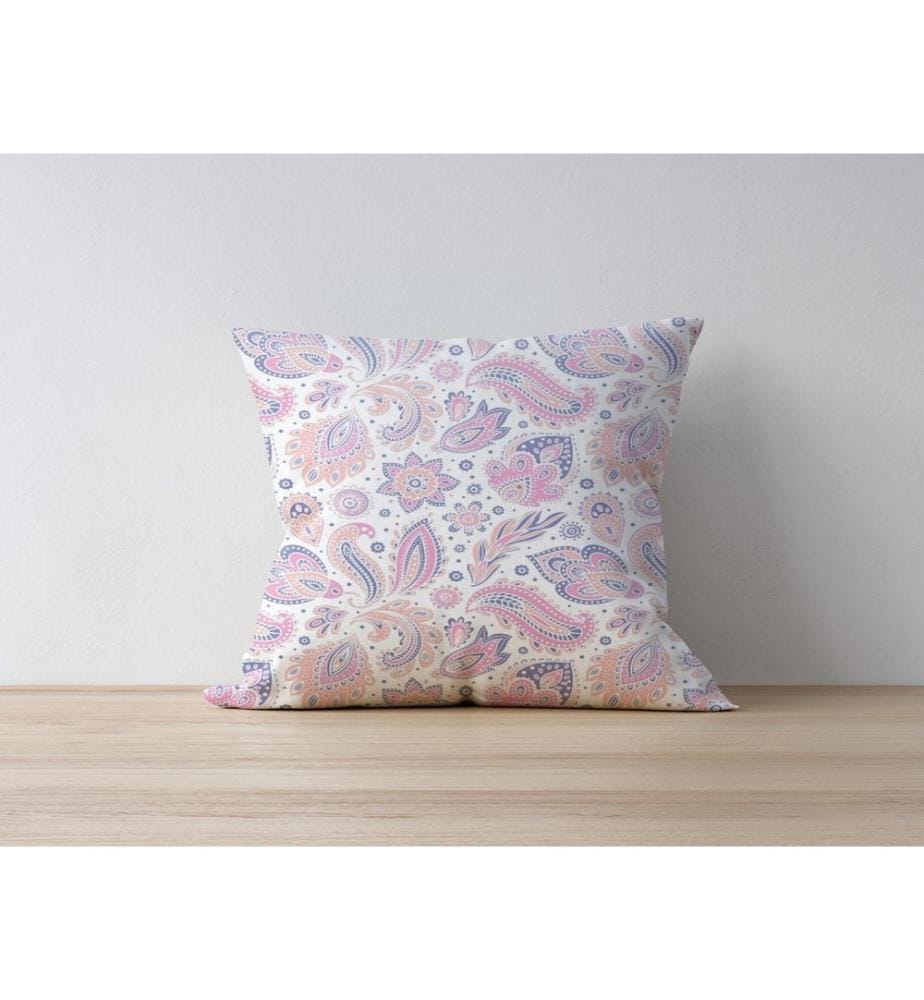 Housse de coussin, Multicolore, 50% Polyester / 50% Coton