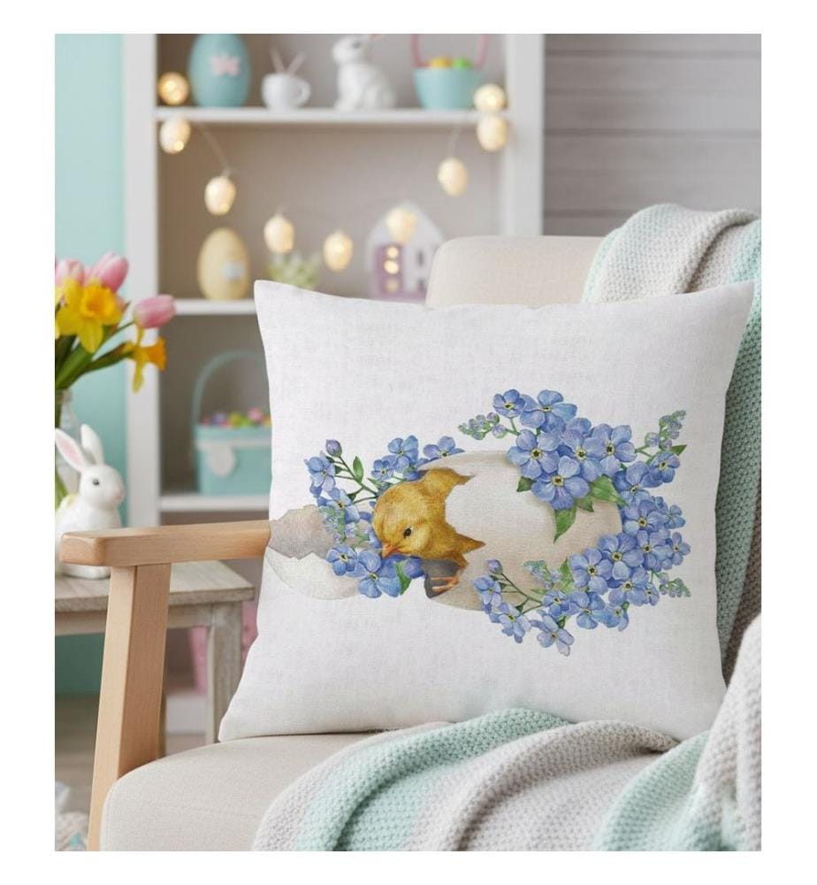 Housse de coussin, 100 % coton, multicolore