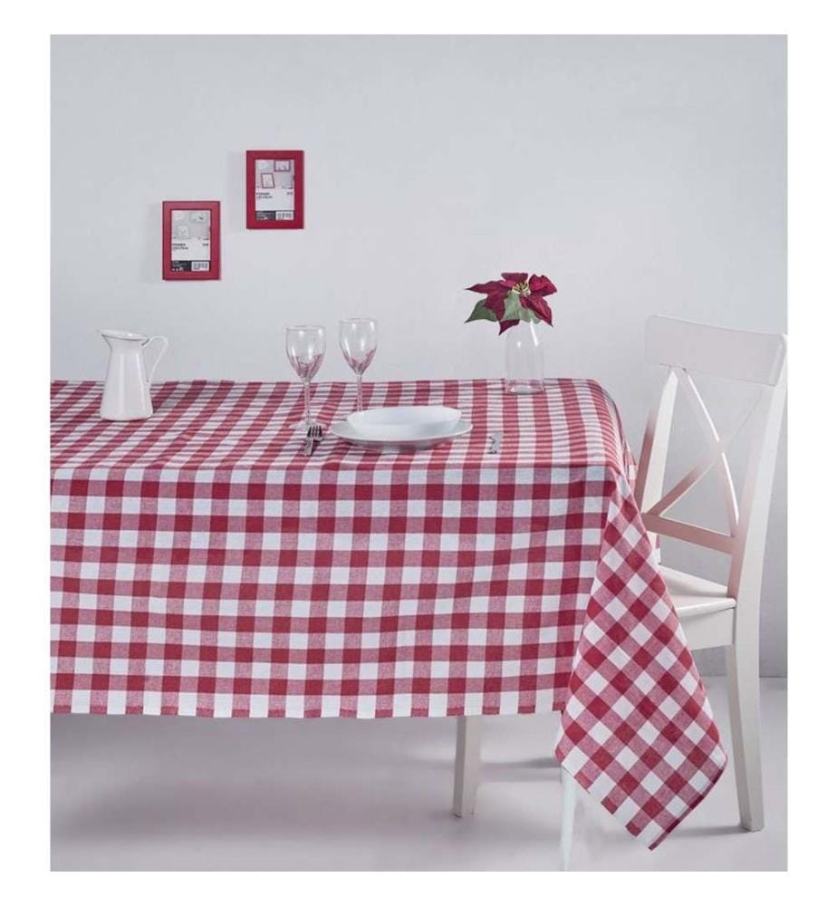 Nappe, rouge, 100% coton