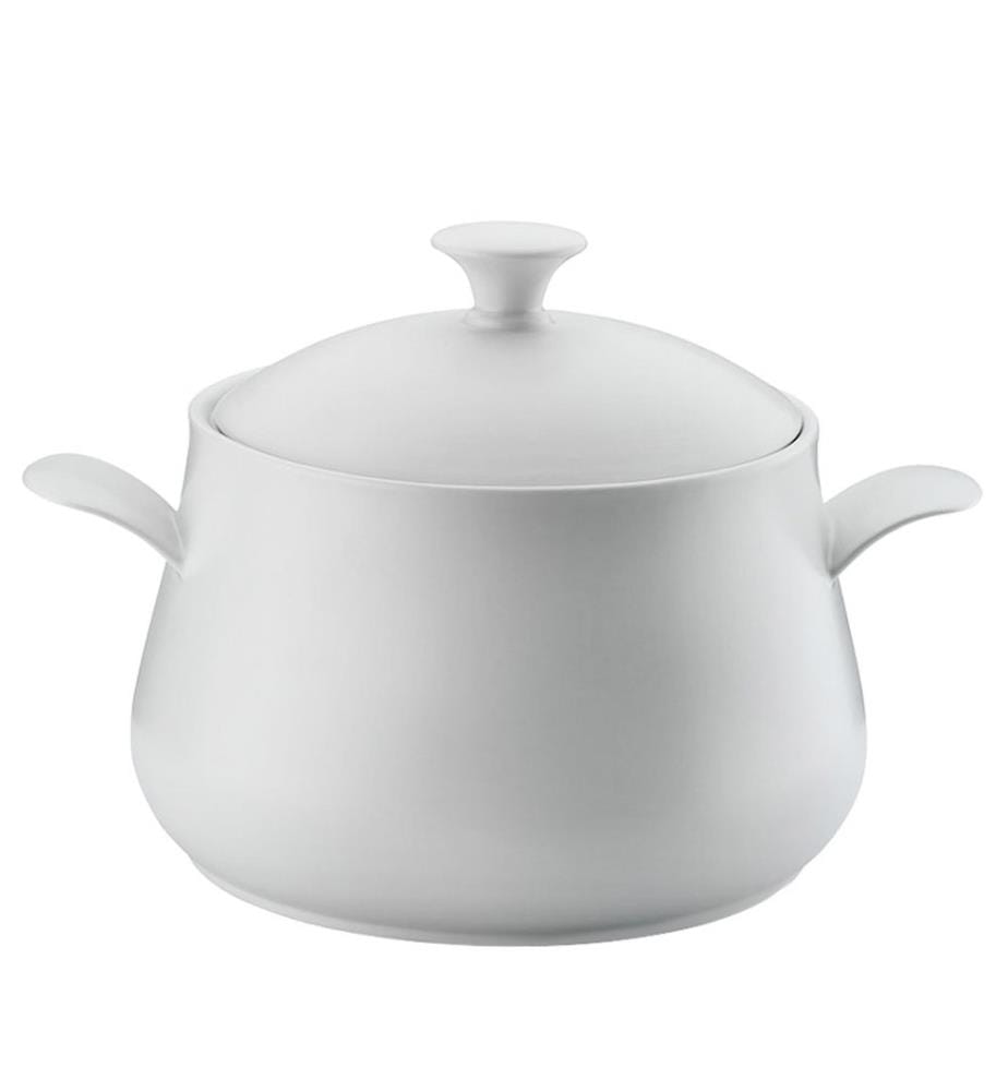 Pot, blanc, 100% Fire Resisting Porcelain