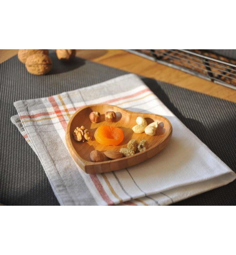 Bol apéritif, noyer, bambou