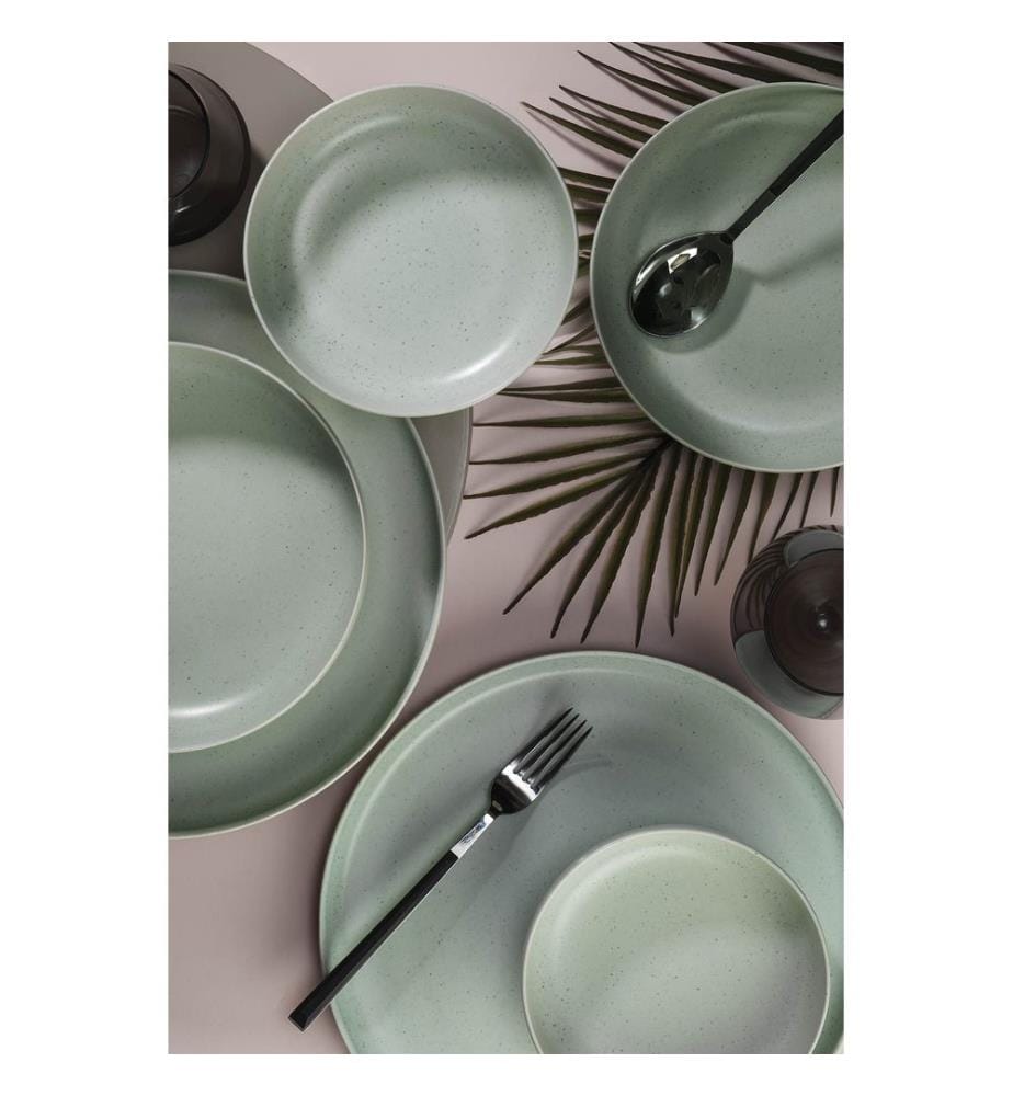 Service de table, 18 pièces, multicolore, 100% porcelaine