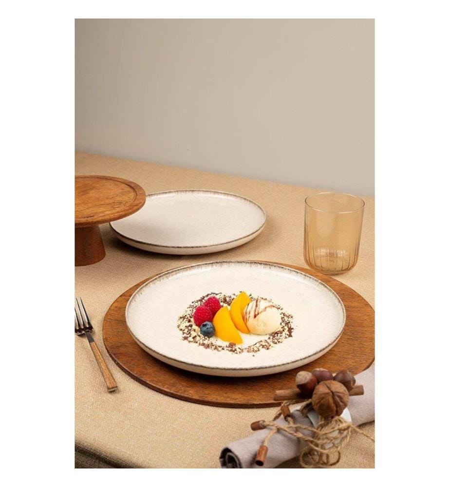 Set d'assiettes, 4 pièces, Multicolore, 100% PORCELAINE