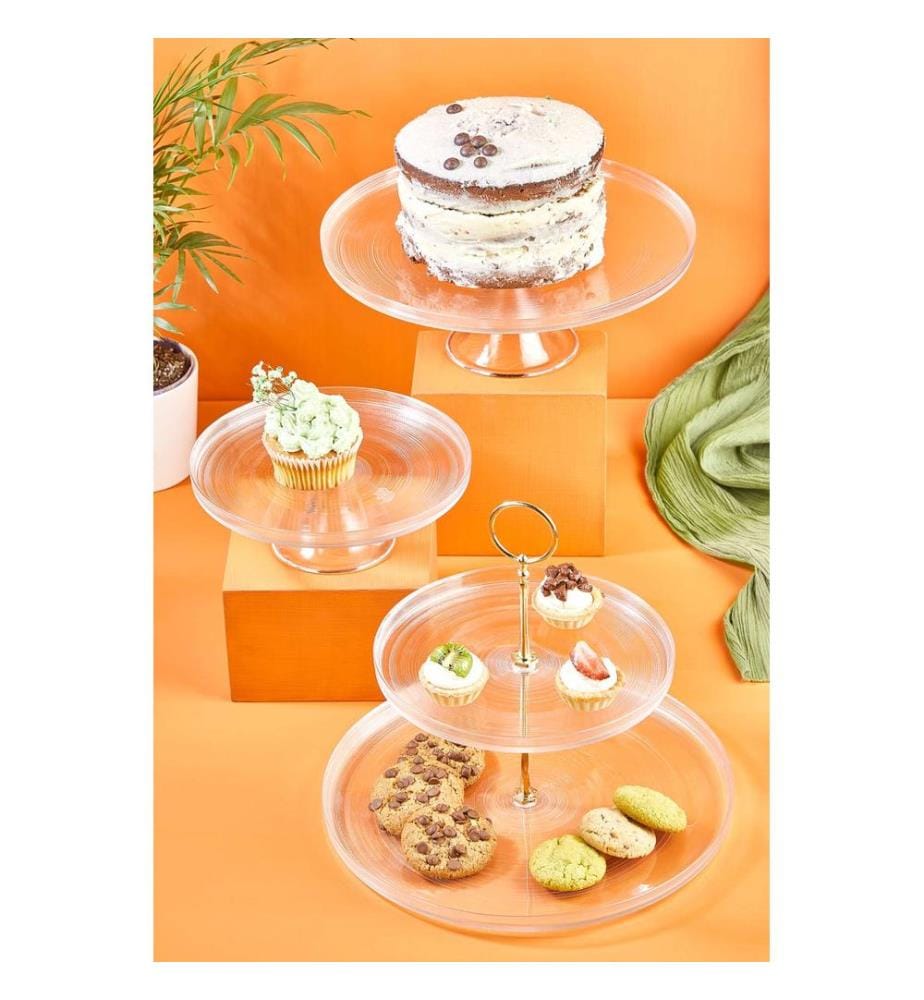 Set de présentation des aliments, transparent, 100% VERRE