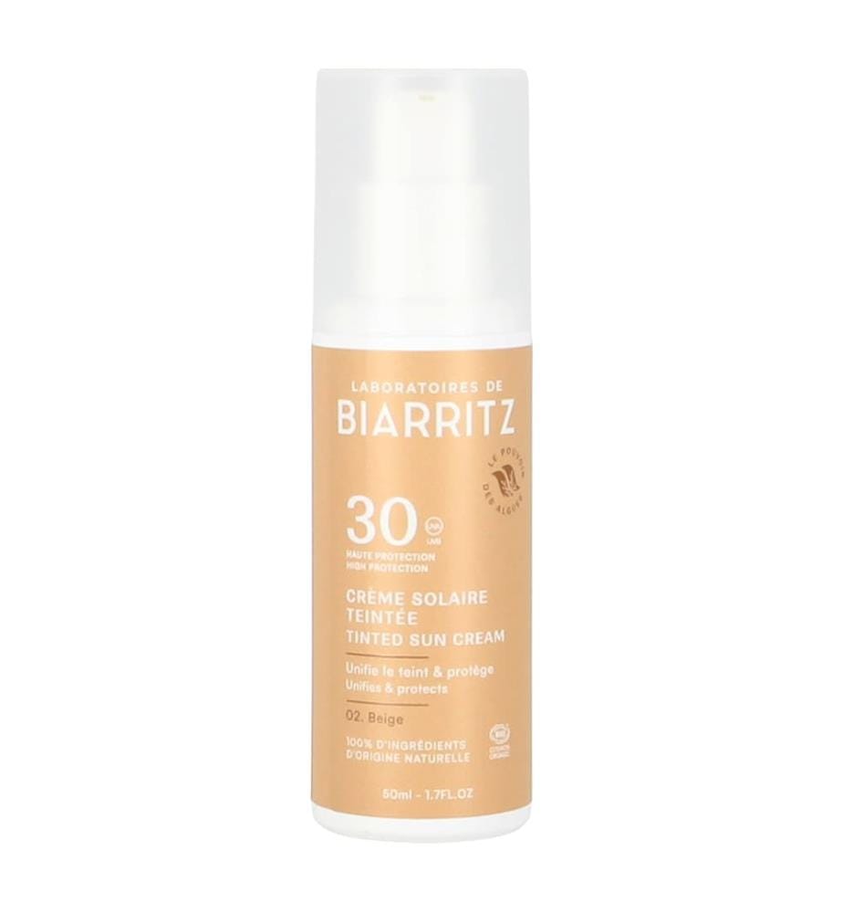 Crème Solaire Teintée Visage SPF30 Bio #Beige - 50 ml