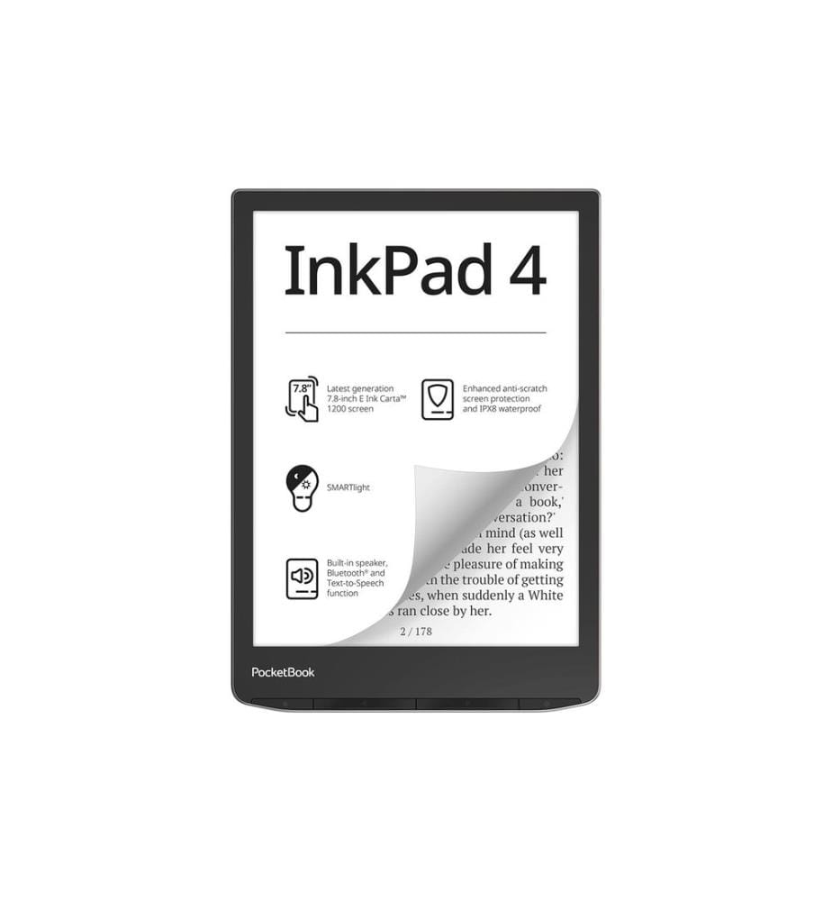 POCKETBOOK - Lecteur E-Book InkPad 4 Stardust Silver