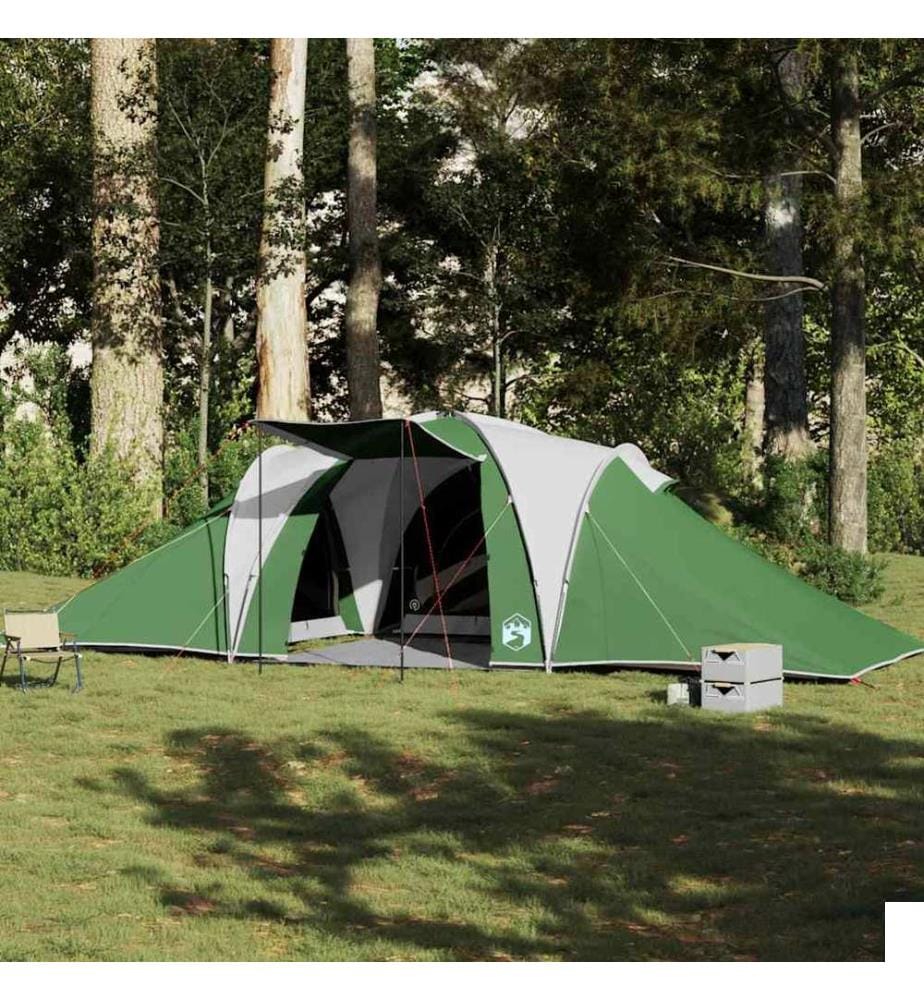 Tente familiale à dôme 6 personnes vert imperméable