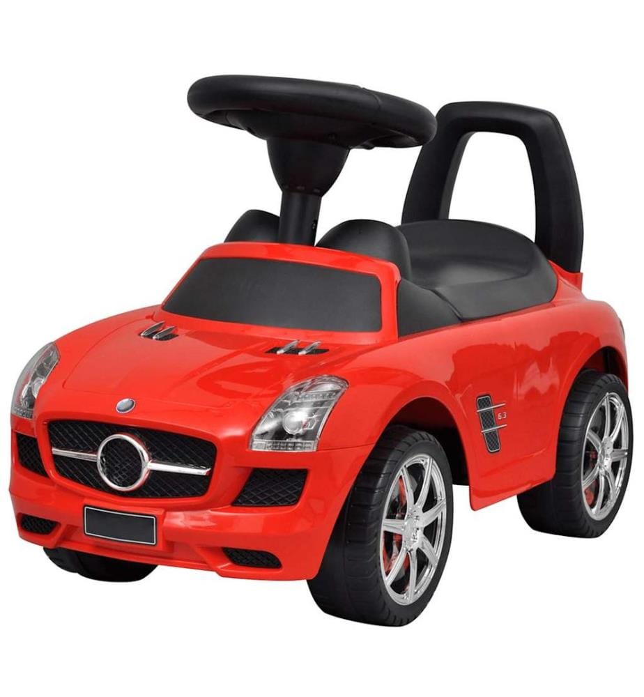 Voiture à pousser par pieds pour enfants rouge
