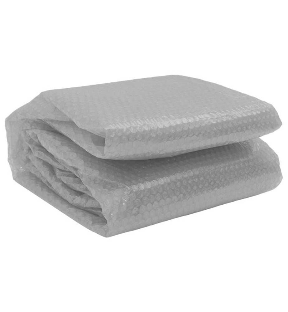 Film solaire de piscine flottant PE 455 cm Gris