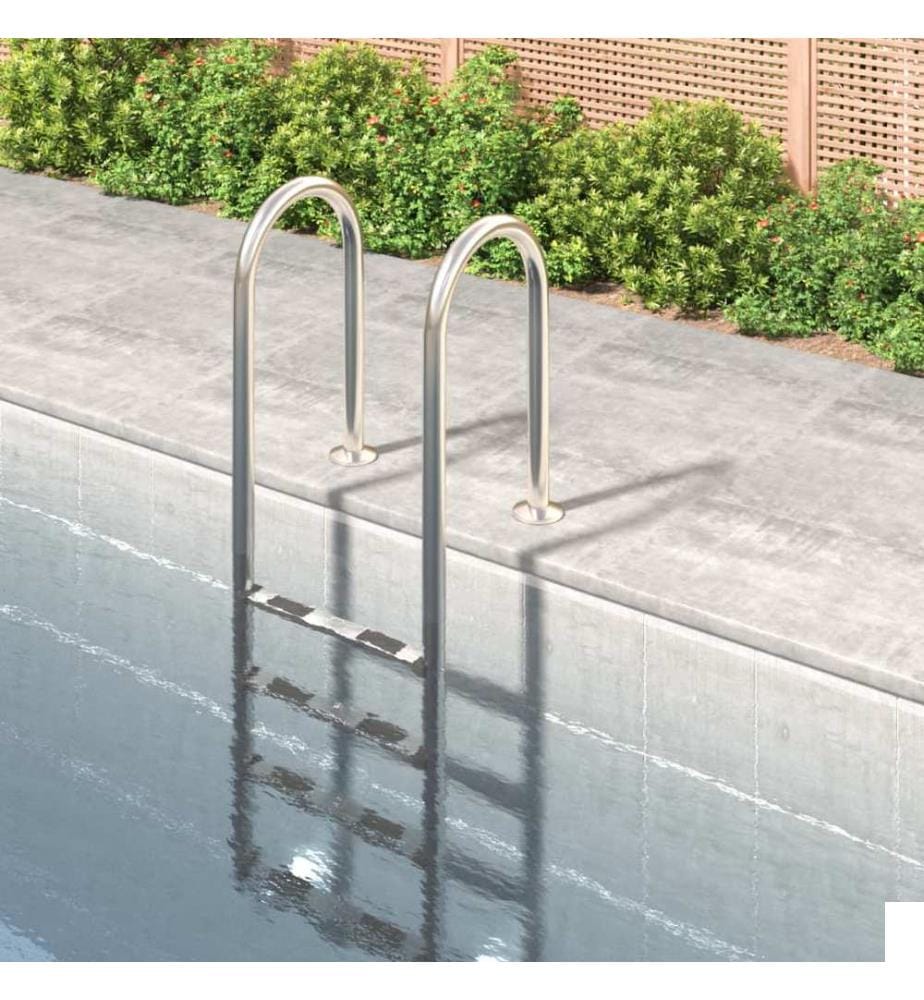 Échelle de piscine 54x38x184,5 cm acier inoxydable 304