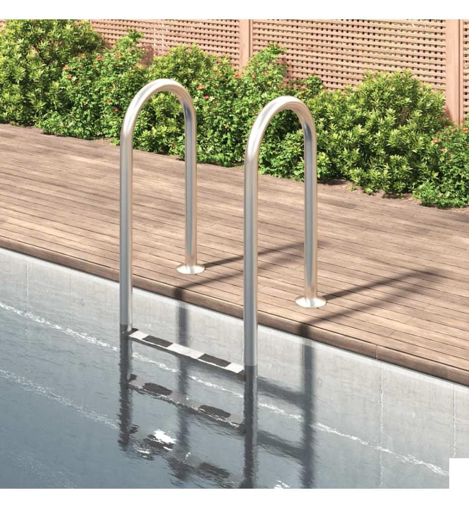 Échelle de piscine 54x38x158 cm acier inoxydable 304