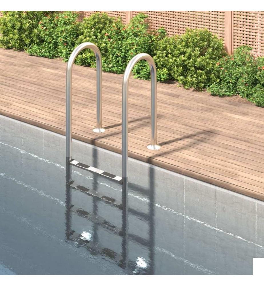 Échelle de piscine 54x38x184,5 cm acier inoxydable 304