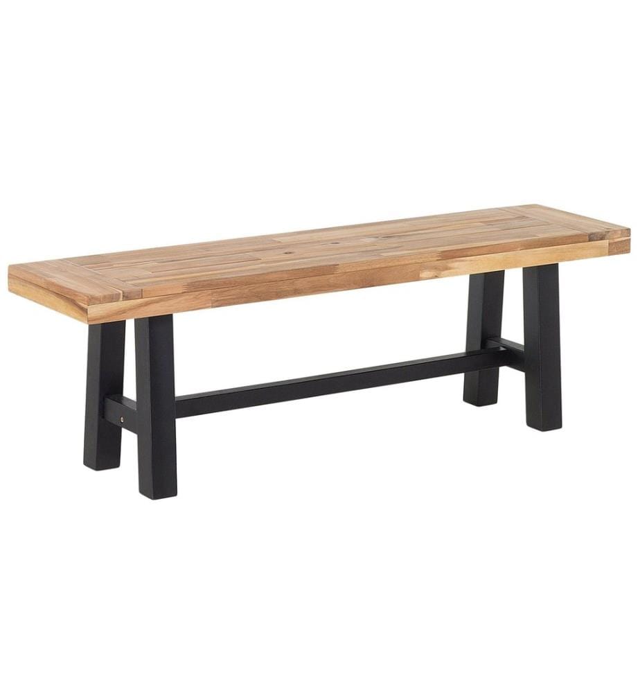 Banc de jardin SCANIA 140 cm Acacia Noir
