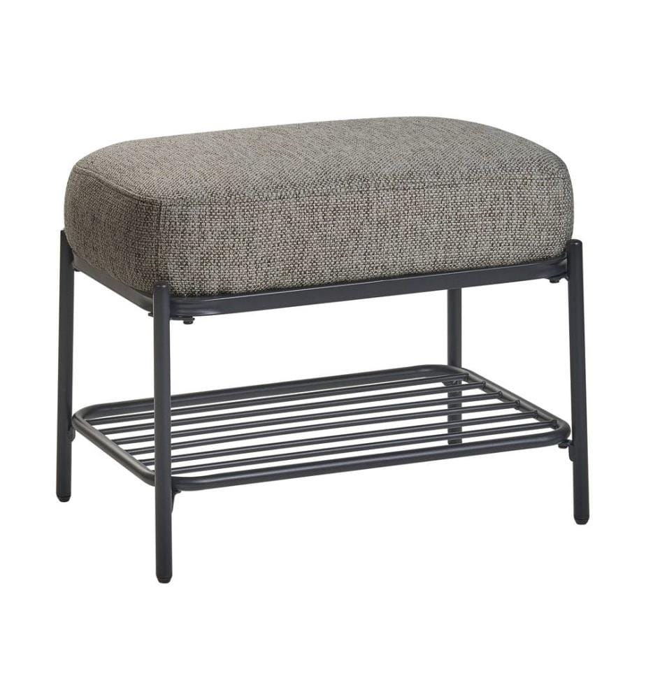 Banc à chaussures TRUCKEE Tissu Noir