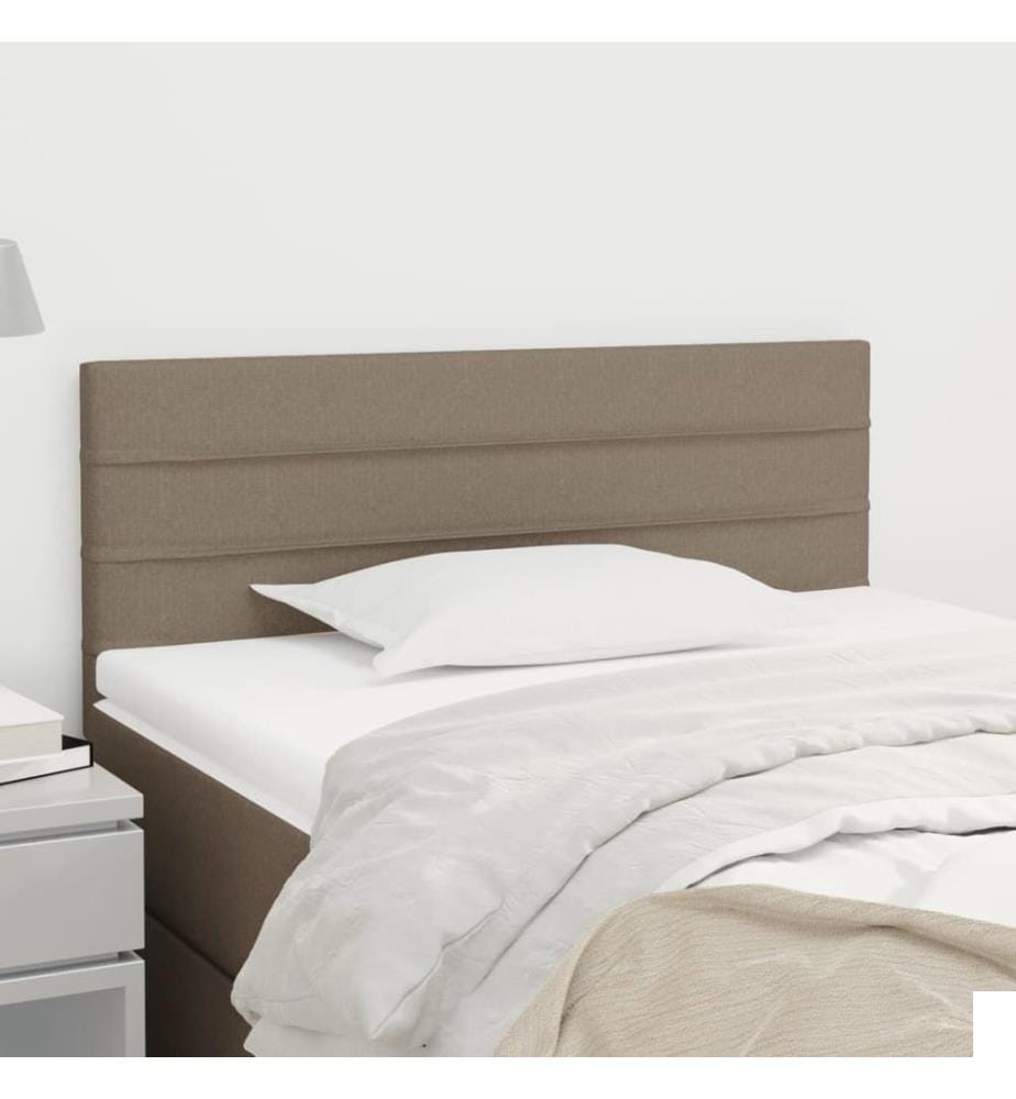 Tête de lit Taupe 90x5x78/88 cm Tissu
