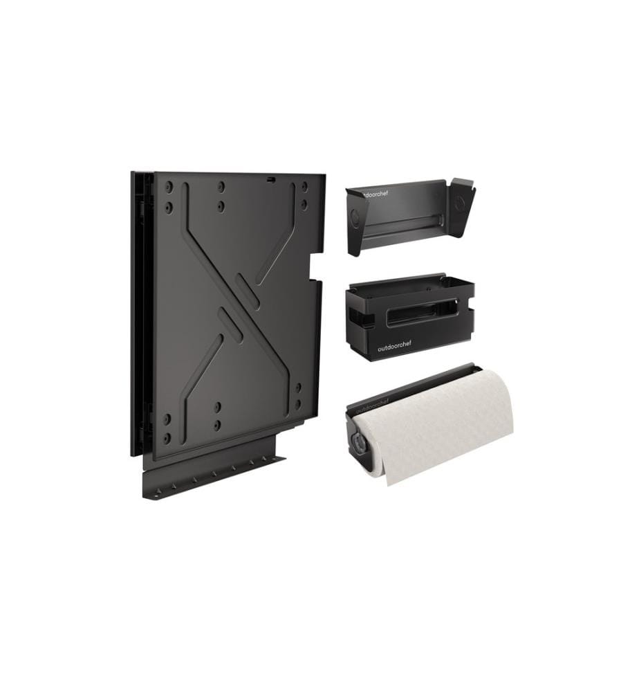 Outdoorchef - Jeu de 4 organisateurs pour les stations de grillades Heat