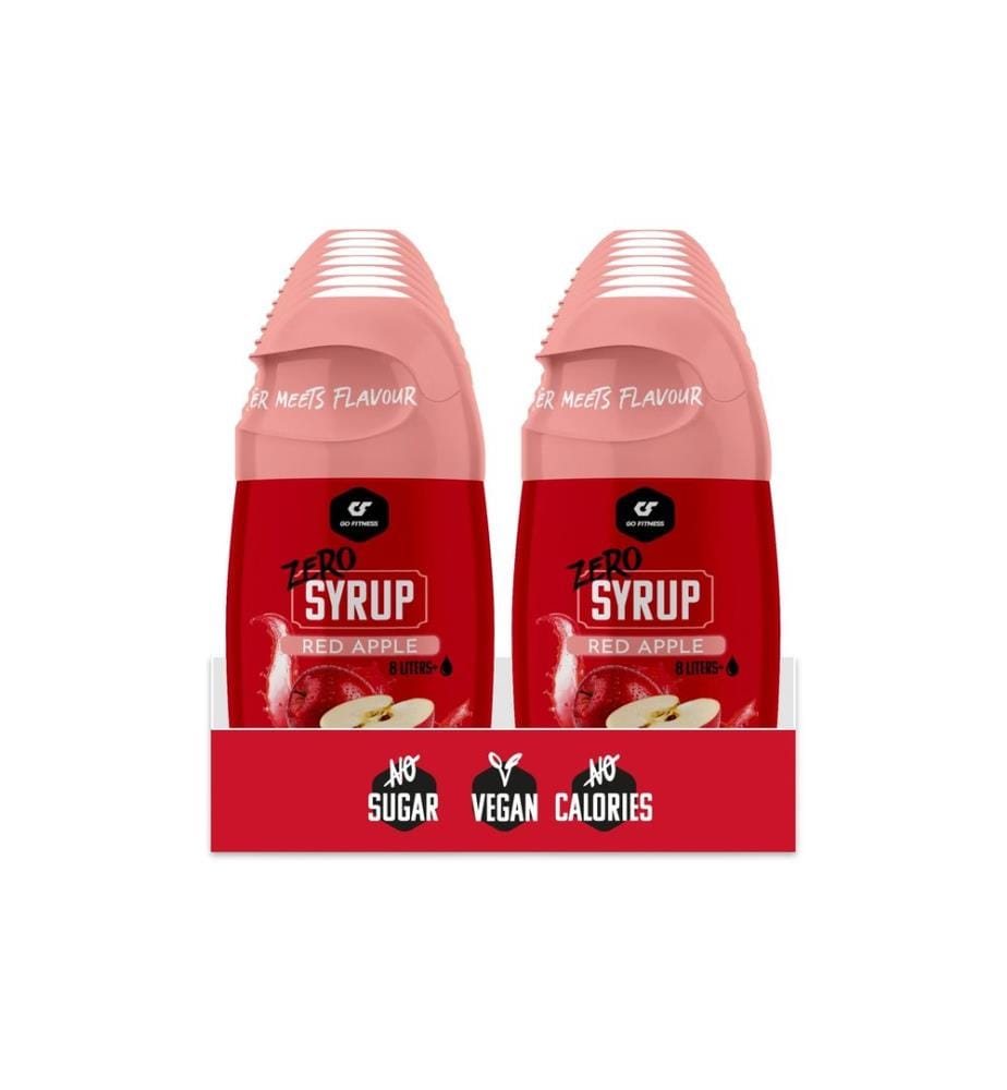 Go Fitness - Zero Syrup  Pomme rouge - 16 x 65 ml Fruits rouges 1040