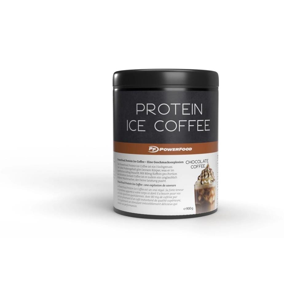 PowerFood One - Poudre Protein Ice Coffee Boîte 900g, Chocolate Coffee