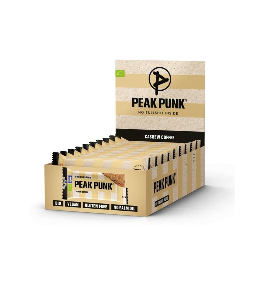 PEAK PUNK - Bio Oat Protein  Crunchy Coffee 12 x 55 g