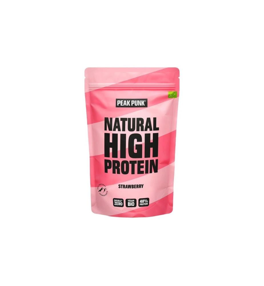 PEAK PUNK - Shake hyperprotéiné bio Fraise 250 g