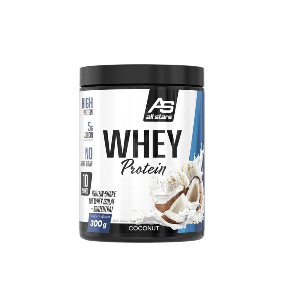 All Stars - Poudre Whey Protein 100% Coco 300 g