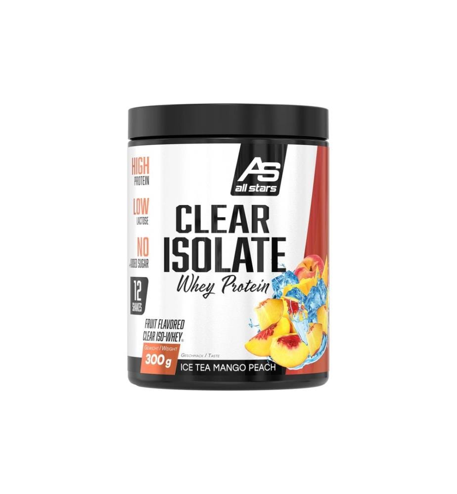 All Stars - Poudre Clear Isolate Whey Protein Mangue/Pêche 300 g