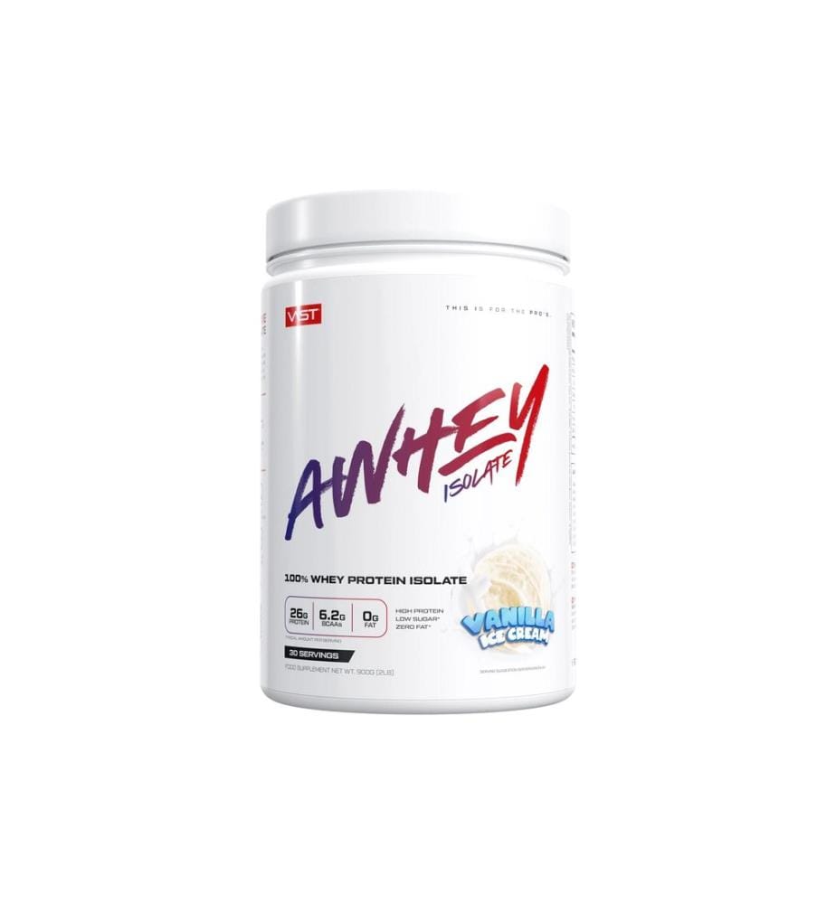 VAST - Poudre Boîte d'AWhey Isolate: 900g, Crème glacée à la vanille
