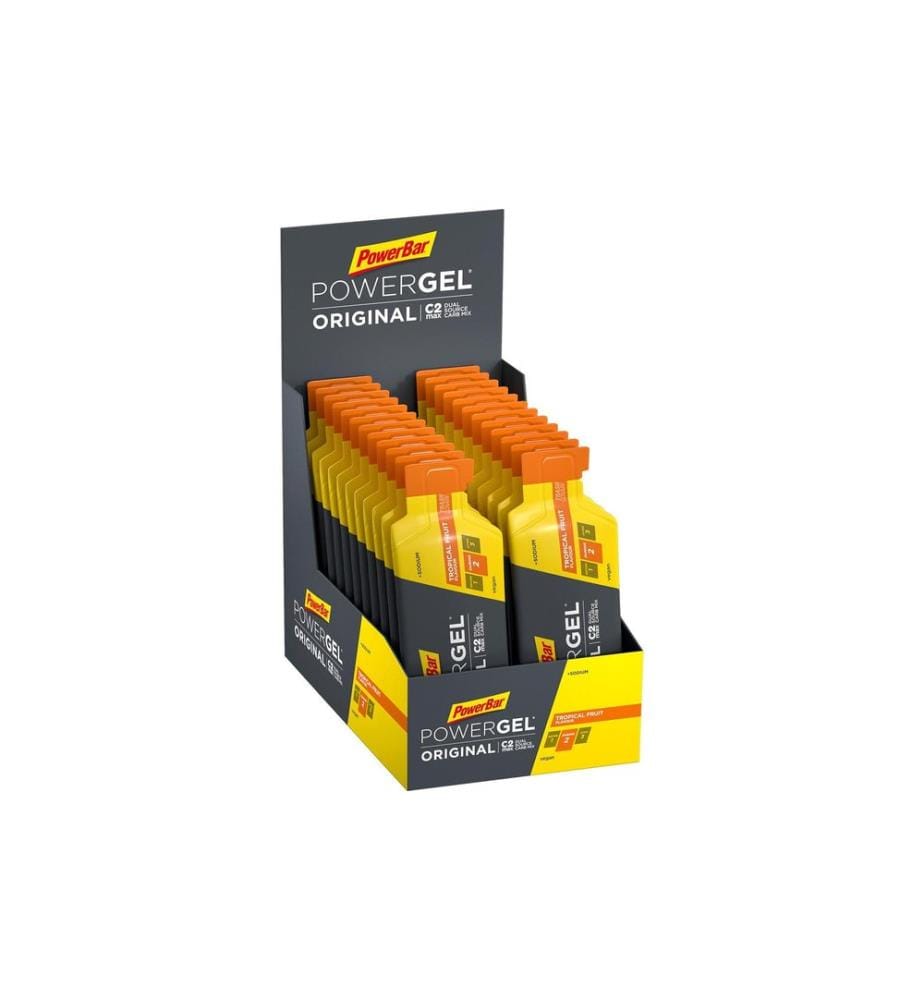 PowerBar - Nourriture sous forme de gel PowerGel Original, Tropical Fruit, 24 x 41 ml