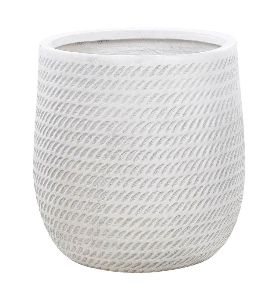 Cache-pot LIVADIA 39 cm Blanc cassé