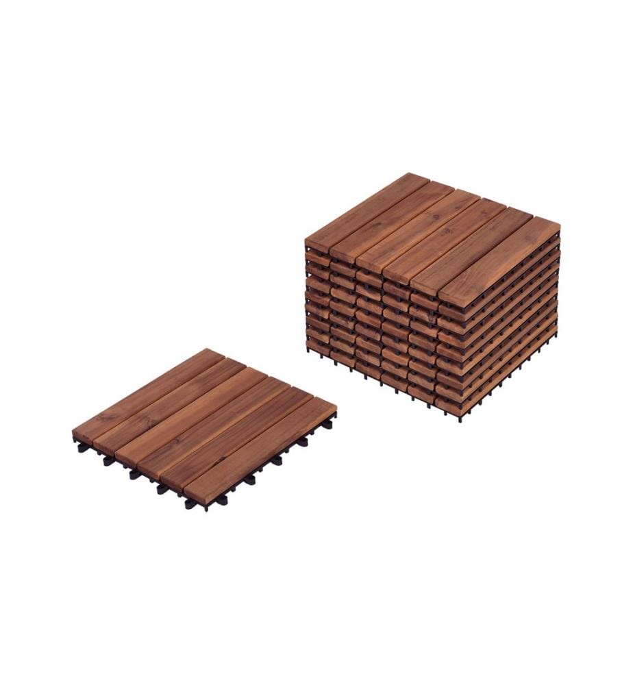 Caillebotis ACCETTURA Bois d'acacia certifié Marron