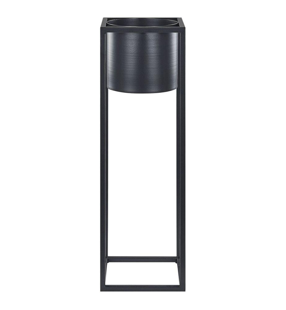 Cache-pot sur pied IDRA Métal 15 cm Noir