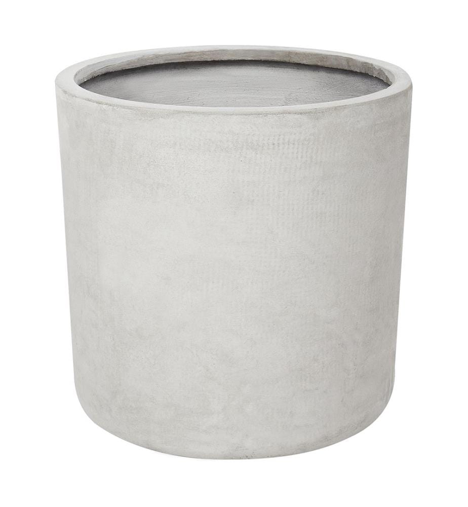Cache-pot MESSENE 41 cm Gris clair