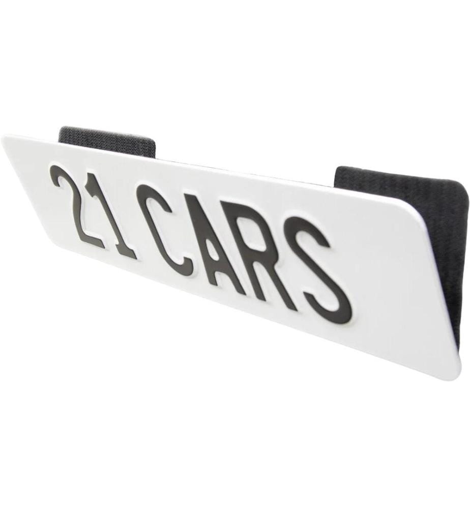 21CARS - Étiquette interchangeable Velcro Mini