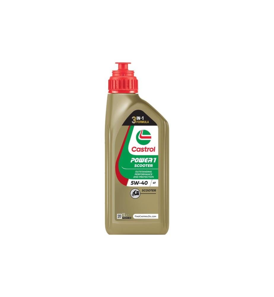 Castrol - Huile moteur Power 1 Scooter 4T 5W-40 1 l