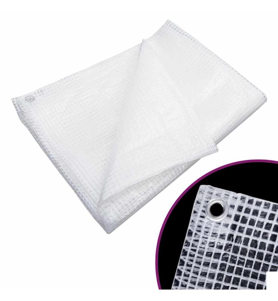 Bâche de gaze 140 g/m² 4x4 m Blanc