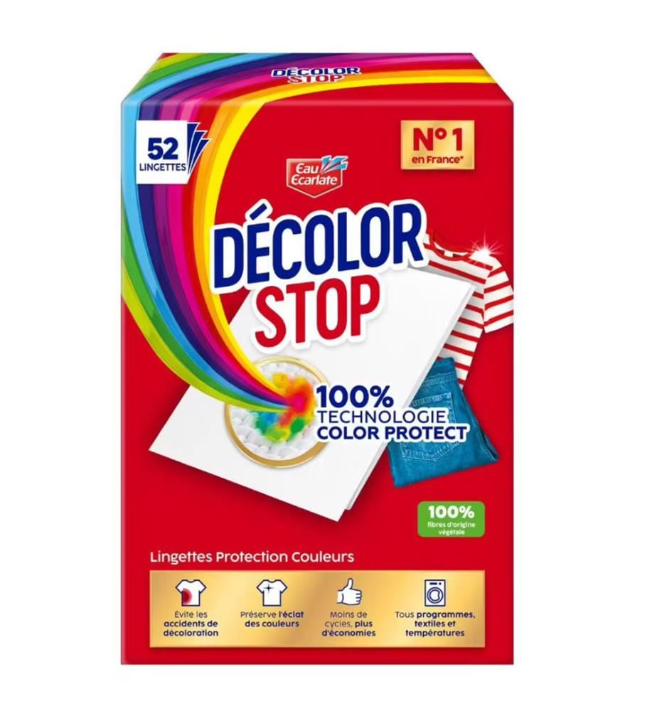 Lot de 12 Lingettes Protection Couleurs - 52 Pièces